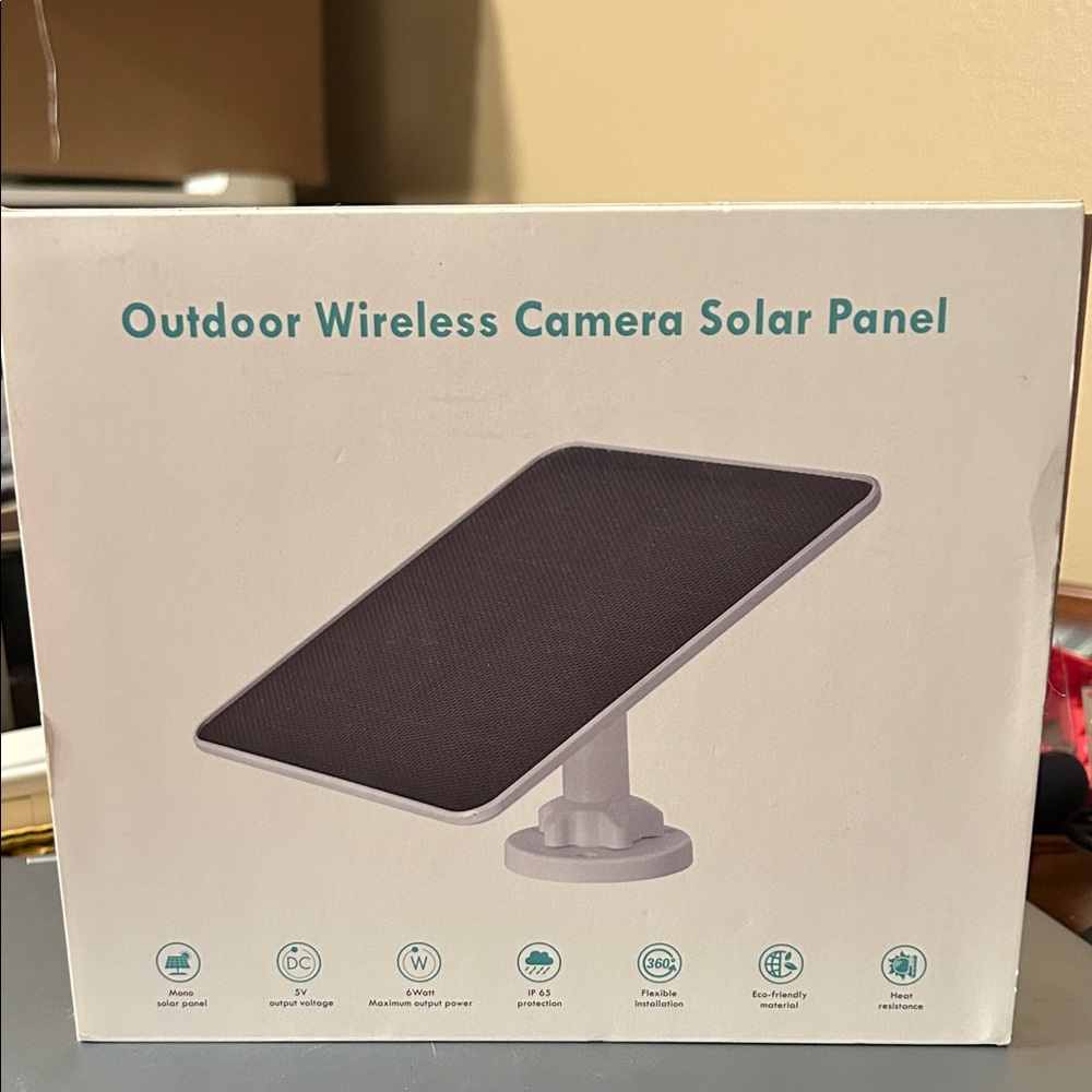 Outdoor Wireless Camera Solar Panel